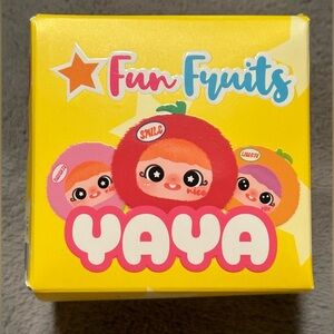 Baby Three YAYA Fun Fruit Plush Pendant Series Blind Box/ Brand New-Sealed